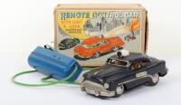 Boxed tinplate remote control Police car by KKS of Japan, 1950s