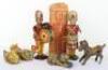 Two tinplate Marx (Swansea) wind-up Drummer Boys, 1950s