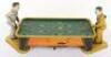 Ranger tinplate clockwork Pool Players toy, American 1950s - 2
