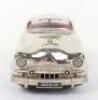 Schuco chrome tinplate 5335 Ingenico clockwork car, German 1950 - 2