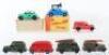 Tri-ang Minic Push and Go plastic Loudspeaker van and six various plastic clockwork vehicles - 2