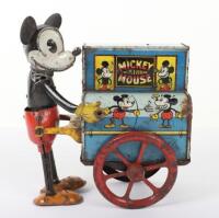 Distler tinplate Mickey Mouse Organ Grinder, German circa 1930