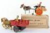 Marx (New York) tinplate Hee-Haw the Balky Mule and a Hay wagon, 1960s - 2