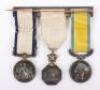 Fine Un-Attributed Group of Three Mid Victorian Naval Miniature Medal Group - 2