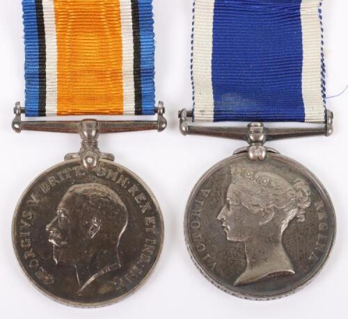Naval Long Service Medal Pair of HMS Bramble