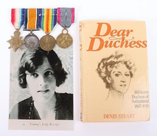 The Rare Great War Group of Medals Awarded to Vera, Countess of Rosslyn, Who Served in the Duchess of Sutherlands Ambulance in 1914