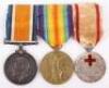 An Unusual Great War Balkans Nurses Medal Group of Three to Miss Edith Pierce Toms Who Served with the French Red Cross