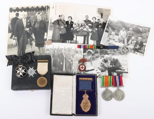 An Interesting Medal Group of Five Awarded to a Resident of Jersey Who Served as a VAD Nurse During the Great War and Served in India During the Second World War