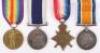 WW1 Royal Navy Long Service Medal Group of Four to Chief Sick Berth Steward W J Hicks HMS Formidable