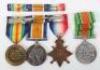 Great War Medal Group of Four to a Member of the Royal Naval Air Service Who Served in Armoured Cars on the Western Front, Later Transferring to Otranto in Italy - 3