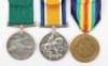 An Unusual Medal Group of Three Covering Service in the Royal Navy Reserve and Devonshire Regiment - 4