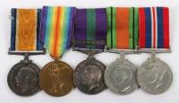 Great War & Iraq Campaign Medal Group of Five 6th County of London Regiment and Royal Army Pay Corps
