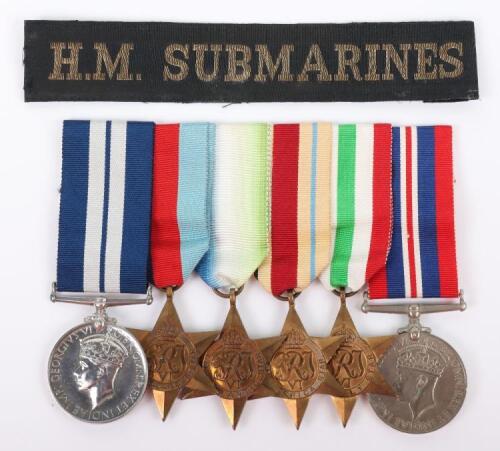 WW2 Submariners Distinguished Service Medal (D.S.M) Group of Six Awarded to Stoker A S Webb, Who Served on the Torbay Under Commander Anthony Miers V.C., D.S.O. Awarded For Gallantry In Working the Periscope During Six Successful Torpedo Attacks