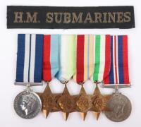 WW2 Submariners Distinguished Service Medal (D.S.M) Group of Six Awarded to Stoker A S Webb, Who Served on the Torbay Under Commander Anthony Miers V.C., D.S.O. Awarded For Gallantry In Working the Periscope During Six Successful Torpedo Attacks