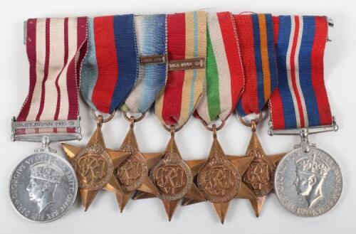 An Interesting Group of Seven Medals to a Qualified Royal Navy Diver Who Having Served Through the Second World War Was Then Involved in Minesweeping Duties Post War