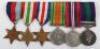 British Officers WW2 & Jewish Revolt Medal Group of Six Royal Army Service Corps