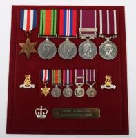 An Unusual WW2 Long Service Medal Group of Five to a Member of the Royal Army Pay Corps Who Retired as a Major in 1972