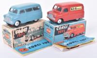 Two Boxed Corgi Toys Mechanical Bedford’s