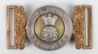 The 7th or Royal Fusiliers Officers Waist Belt Clasp 1855-1881