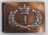 1st (the Royal) Regiment of Foot Field Officers Waist Belt Plate c1830-1855