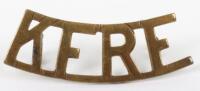 Scarce Kent Fortress Royal Engineers Shoulder Title