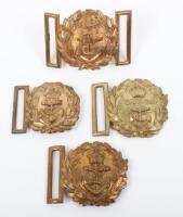 Royal Navy Buckle Grouping