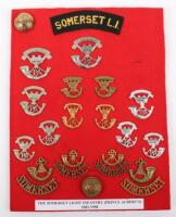 Board of Badges Relating to the Somerset Light Infantry