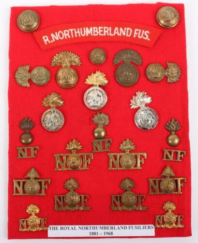 Board of Badges Relating to the Royal Northumberland Fusiliers