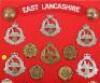 Board of Badges Relating to the East Lancashire Regiment - 2