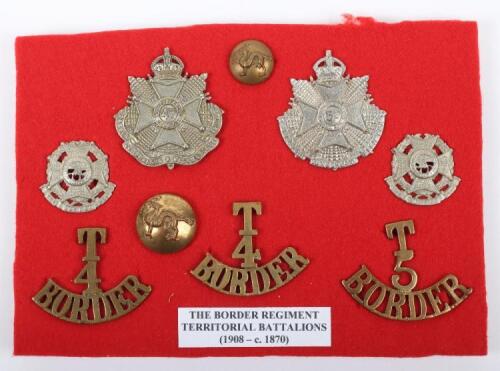 Badges of the Territorial Battalions The Border Regiment