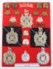 Board of Badges Relating to the Kings Own Scottish Borderers