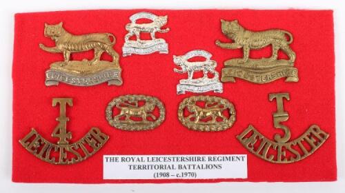 4th & 5th Territorial Battalion Leicestershire Regiment Badges