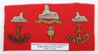 Lincolnshire Territorial Battalion Badges