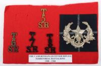 Territorial Battalions Scottish Rifles Badges