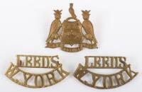 WW1 Leeds Pals 15th & 17th Battalion West Yorkshire Regiment Badges