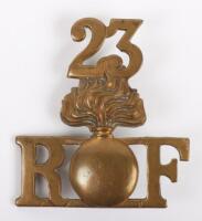 Rare 23rd Service Battalion (1st Sportsmans) Royal Fusiliers Shoulder Title