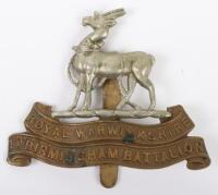 1st Birmingham Battalion Royal Warwickshire Regiment Cap Badge