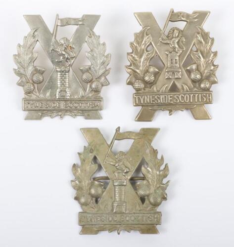 3x Variations of the Tyneside Scottish Glengarry Badge