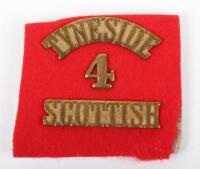 WW1 23rd Service Battalion 4th Tyneside Scottish Regimental Shoulder Title