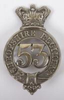 Victorian 53rd (Shropshire) Regiment of Foot Pre-Territorial Glengarry Badge