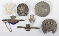 Good Selection of 10th Royal Hussars Sweetheart Brooches