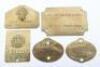 Brass Duty / Bed Plates of Royal Fusiliers and Dorset Regiment Interest