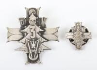 WW2 Polish 3rd Carpathian Rifle Division Breast Badge