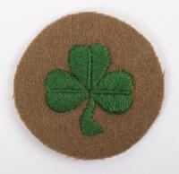 WW1 18th Irish Division Cloth Formation Sign