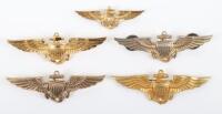 5x American Naval Pilots Wings