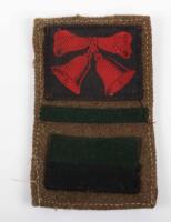 WW2 London Irish Rifles 47th Division Battle Dress Combination Insignia