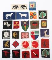 Selection of Cloth Divisional Formation Signs