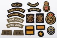 Selection of WW2 Home Front Insignia