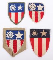 4x WW2 CBI (China Burma India) Patches