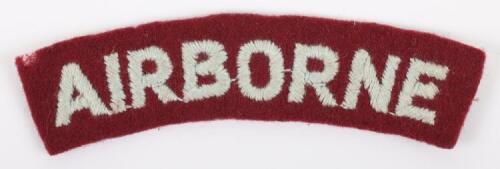 WW2 British Airborne Shoulder Title